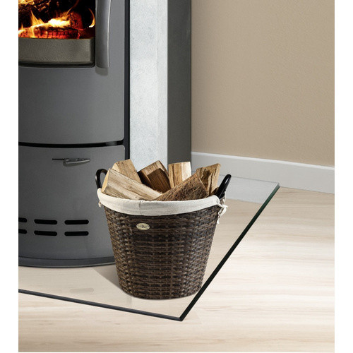 HABAU Feuerholzkorb in Braun und Beige, Rund, Durchmesser: 54 cm - Bild 2
