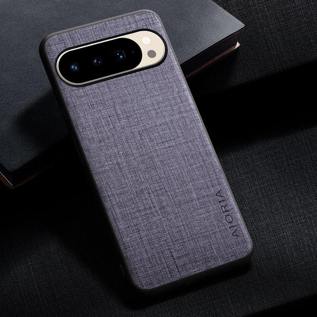 Handyhülle mit Kreuztextur für Google Pixel 10 Pro XL, 9A und Pixel 9 Pro Fold in Purple - Bild 1