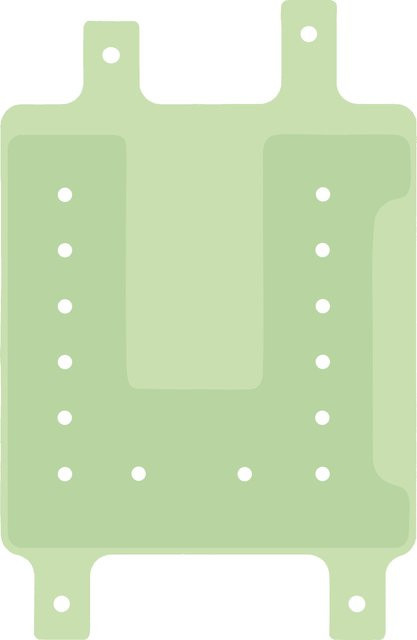 Samsung Galaxy S23 S911 Akku Klebstoff Service Pack in Grün GH02-24492A - Bild 1