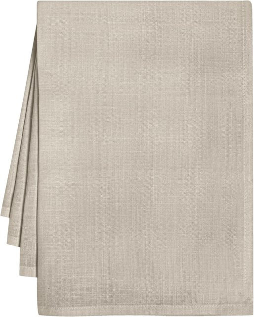 ERWIN M. Meterware Ledana Tischläufer aus Polyester und Leinen, Farbe: sand, Breite: 320 cm - Bild 1
