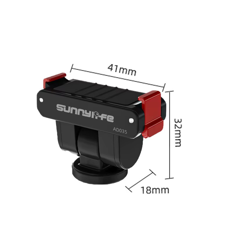 Magnetischer Adapter für DJI Osmo Action 5 Pro, 4, 3 und 2 in Schwarz als Universal-Basis für Stativ und Selfie-Stick - Bild 5