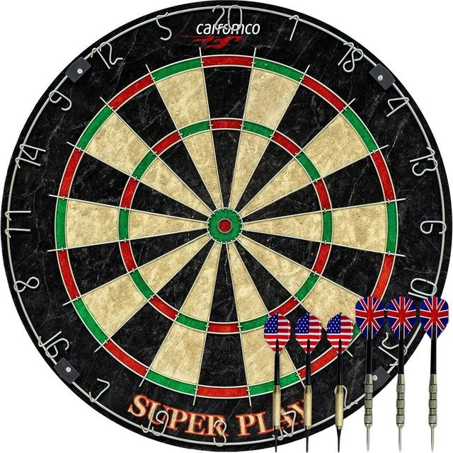 CARROMCO Steeldartboard Superplay, Sisal - Bild 1