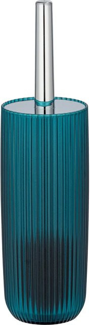 Wenko WC-Garnitur Agropoli aus Kunststoff in Petrol und Türkis, B/T/H: 10 x 36,5 x 10 cm - Bild 1