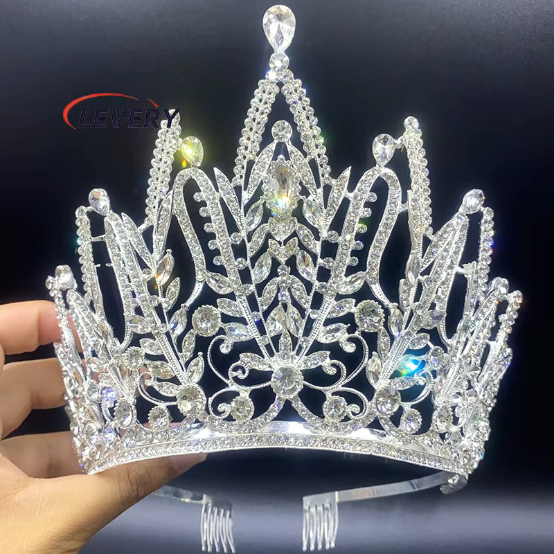 Levery Tiara, Strass, Kristall, Damen - Bild 2