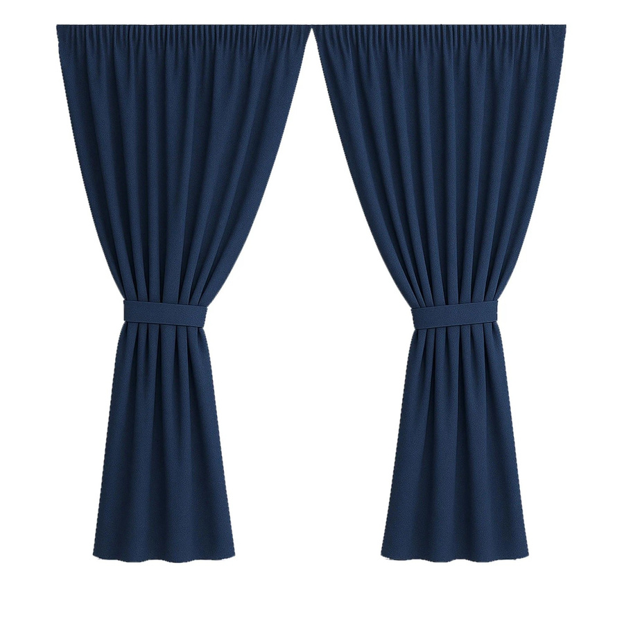 Setgarden Outdoor Vorhang für den Balkon, 1tlg, Marine Blau, B: 155 cm, H: 220 cm - Bild 2