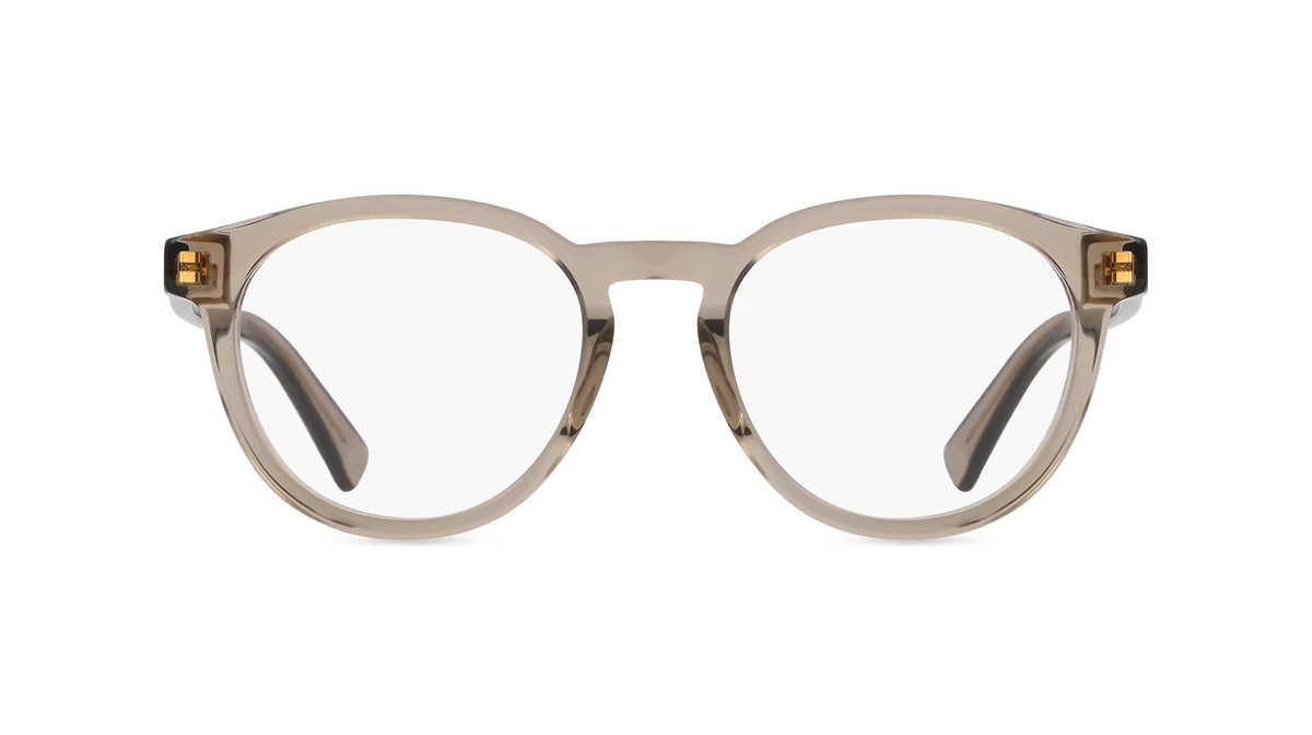 Bottega Veneta BV1225O Korrektionsbrille, Vollrand, Panto, Acetat, Unisex, gelb - Bild 1