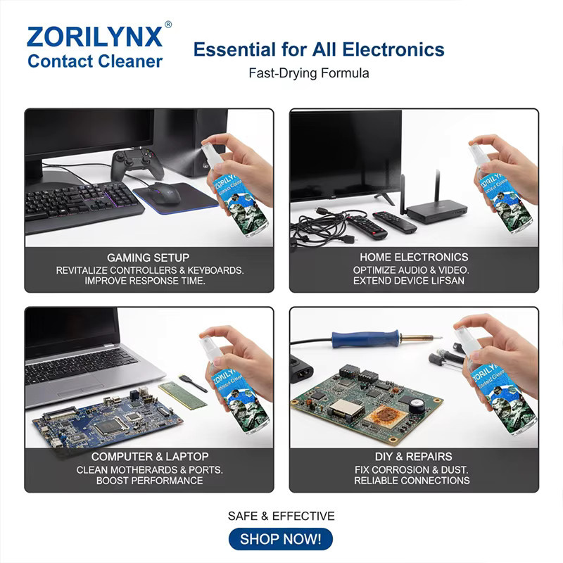 Elektronischer Kontaktreiniger-Spray ZORILYNX für Leiterplatten und Präzisionsinstrumente, 130 ml - Bild 5