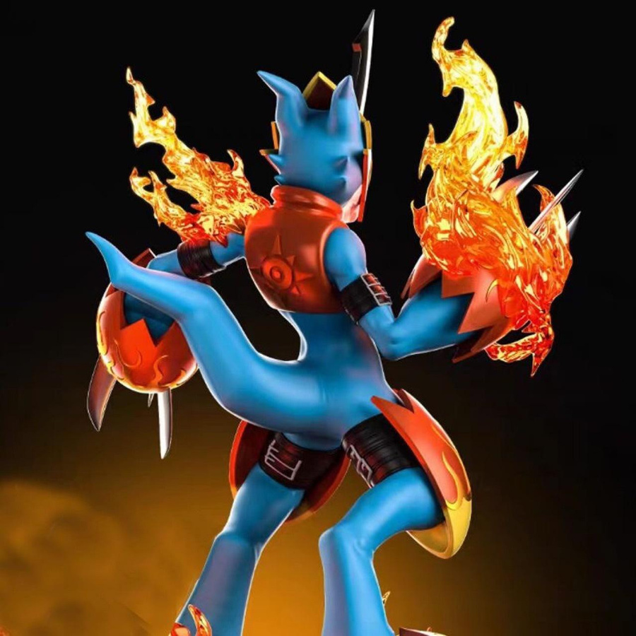 Fashnics Digital Monster Fladramon Actionfigur 18cm - Bild 2