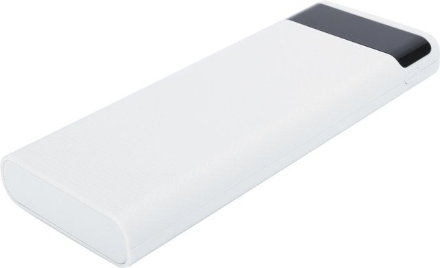 Koogeelife DIY Powerbank Gehäuse für 8x18650 Akkus mit Schnellladefunktion und USB-Anschlüssen in Weiß - Bild 1