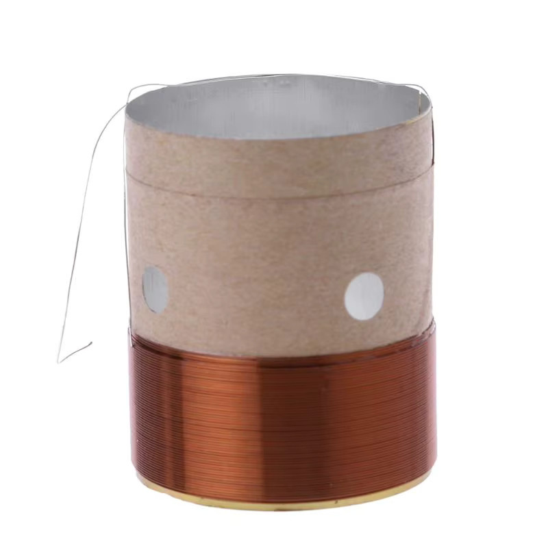 Runde Messingdraht Woofer Schwingspule aus Aluminium für Lautsprecherreparatur, 25,5 mm, 8 Ohm, Gold - Bild 2