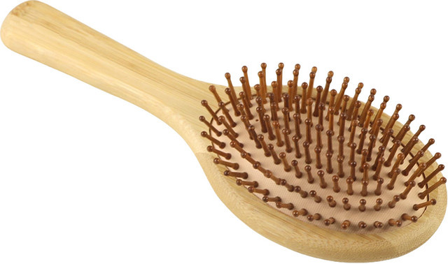 Bambus-Haarbürste, entwirrende Luftkissen-Massagekamm aus Holz, Unisex - Bild 1