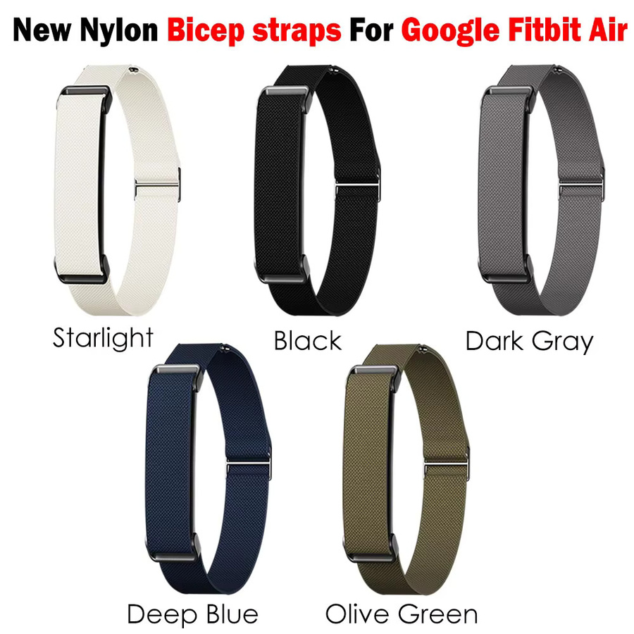Google Fitbit Air Ersatzarmband, Nylon, Schwarz, Unisex - Bild 5