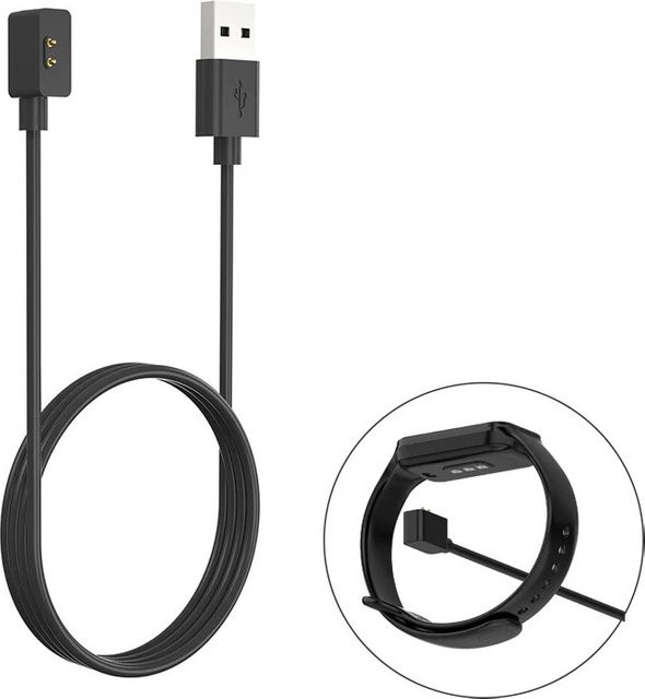 Magnetisches Ladegerät für Xiaomi Mi Band 8 und Mi Band 8 Pro USB-Ladekabel in Schwarz - Bild 1