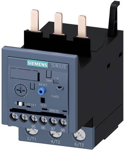 Siemens Überlastrelais 3RB3036-1UB0 in Grau mit 1 Schließer und 1 Öffner - Bild 1