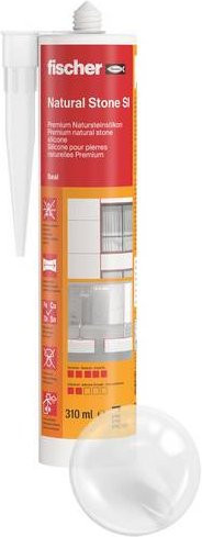 Fischer DNS TP Bau-Silikon Transparent 310 ml - Bild 1