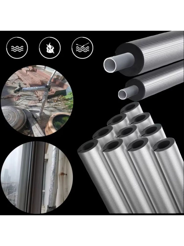 Selbstklebende EPDM-Gummi-Rohrdämmung als Schutzhülle für Rohrleitungen, Durchmesser: 16 bis 60 mm - Bild 6