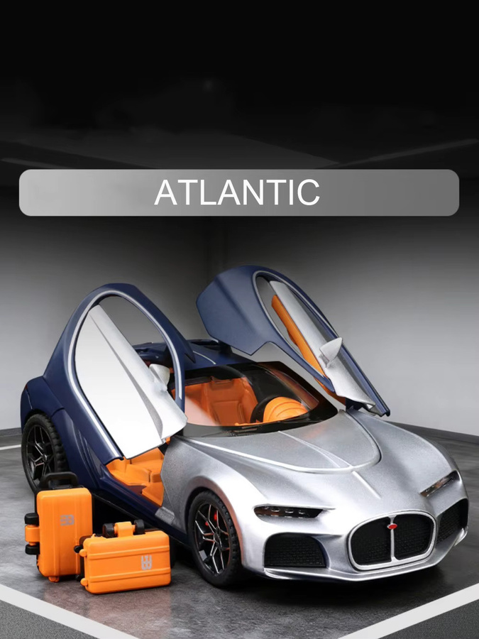 RMZ city Atlantic Divo Modellauto, 1:32, Metall, Blau, mit Licht und Sound - Bild 7