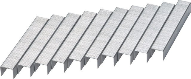 LUX-TOOLS Feindrahtklammern Comfort aus verzinktem Stahl, Farbe: Silber, Breite: 11,4 mm, Tiefe: 12 mm, 1.000 Stück - Bild 1