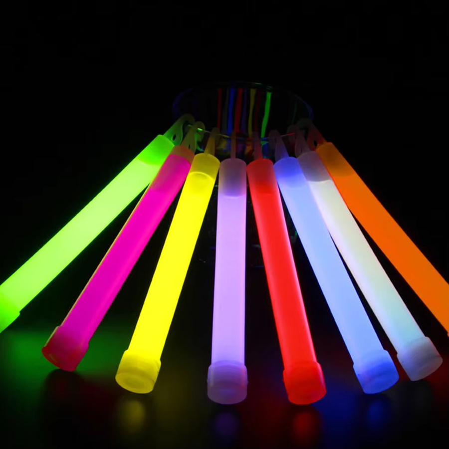 Bunte chemische Leuchtstäbe in RGB-Farben für Party, Camping und Club, 6 Zoll - Bild 3