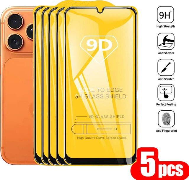 9D Panzerglas Displayschutz für Samsung Galaxy A36 5G A35 A34 A33 A32 A31 A30S A26 A25 A24 A22 A21S A20E A42 in Transparent - Bild 1