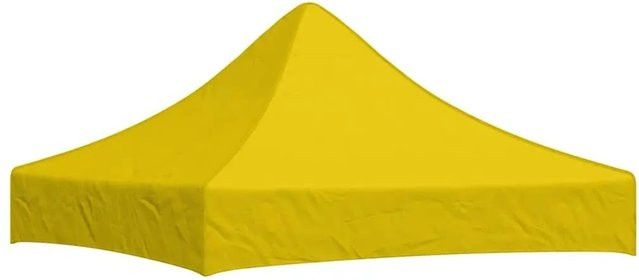 vidaXL Partyzelt-Dach für Faltpavillon in Gelb, B/T: 200 x 200 cm, aus Polyester mit PVC-Beschichtung - Bild 1