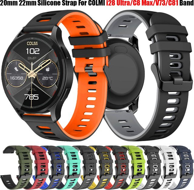 COLMI Uhrenarmband Silikon, 22 mm, Unisex - Bild 1