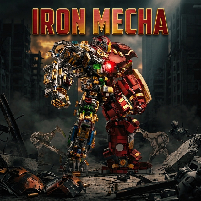 Fondjoy Marvel Superhelden Iron Man Baukasten, 2776 Teile - Bild 1