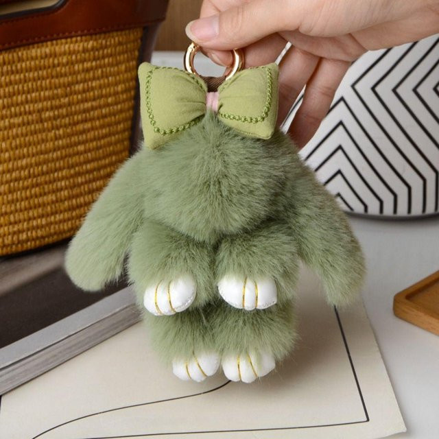 Taschenanhänger Plüschhase, Unisex - Bild 1