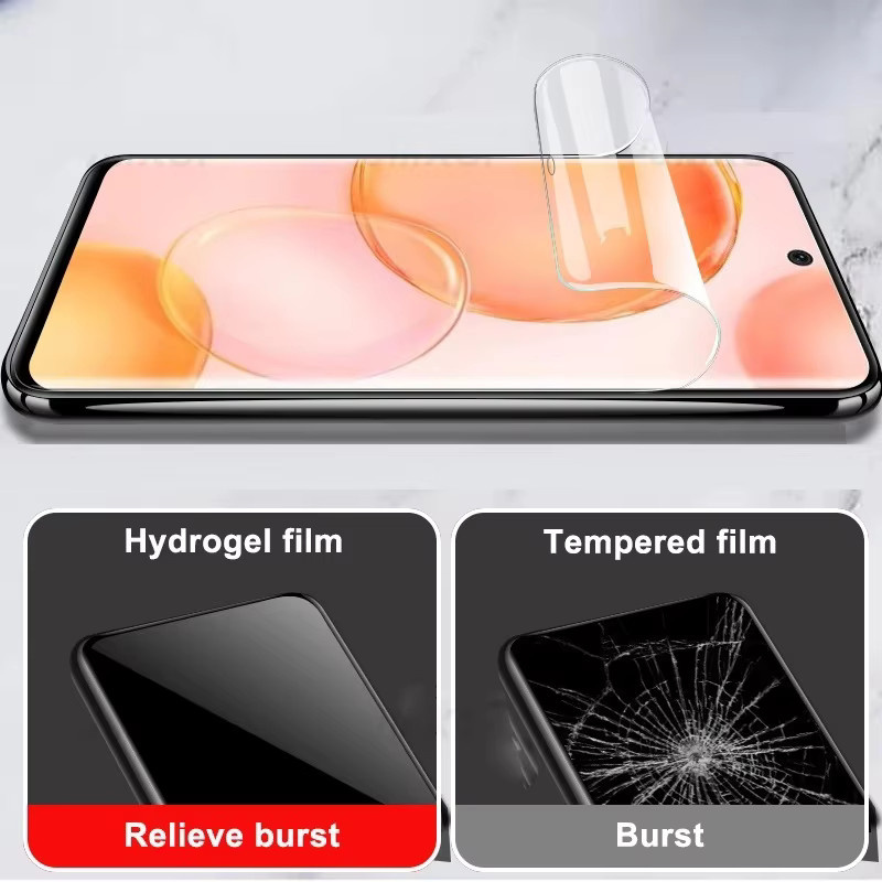 5 Stück Hydrogel Displayschutzfolie transparent für Huawei P30 P40 P50 Lite und Honor 70 80 - Bild 2
