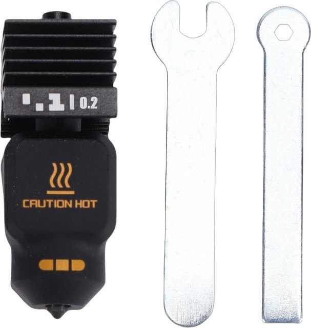 Aibecy Hotend Kit Ersatz für Bambu P2S 3D-Drucker mit 0,2 mm abnehmbarer Düse aus gehärtetem Stahl in Schwarz - Bild 1