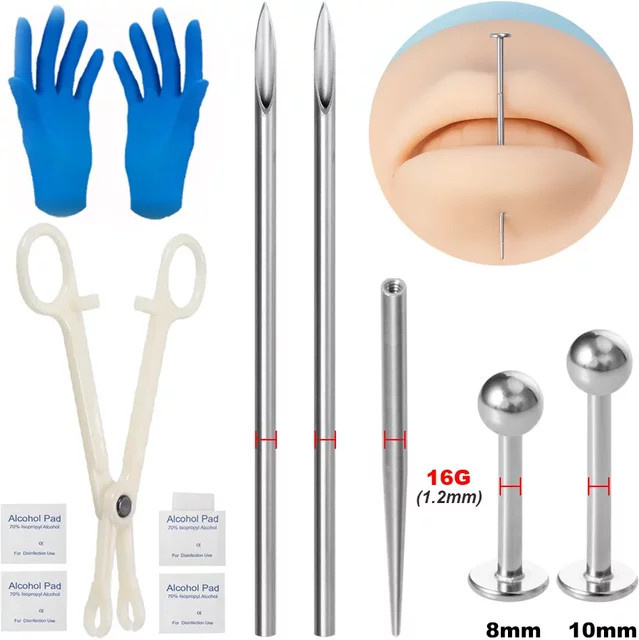 JUN.M Körperpiercing-Set, Unisex - Bild 1