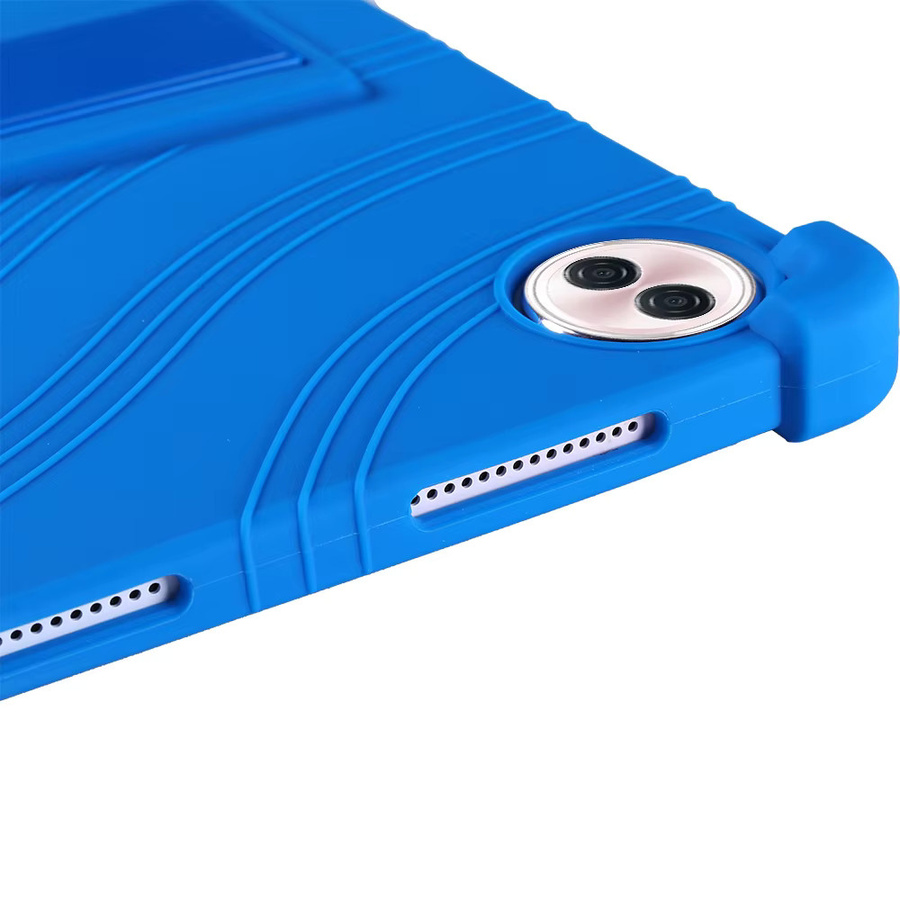 Stoßfeste Silikon-Schutzhülle mit Ständer für Honor Pad 10, 12,1 Zoll in Schwarz oder Blau - Bild 3
