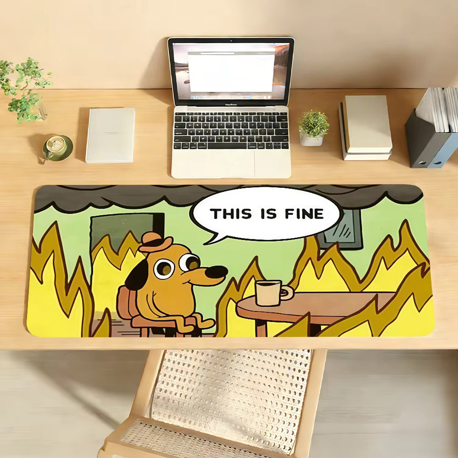 Großes und wasserdichtes Hunde-Mauspad für Gaming und Büro in Multicolour - Bild 3