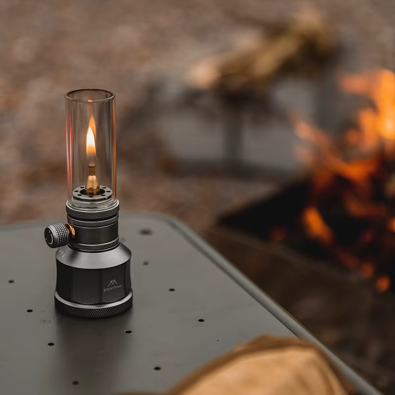MOUNTAINHIKER Outdoor Gaslicht-Set Retro Dekorative Camping-Gaslampe für Picknick und Stimmungsbeleuchtung - Bild 3