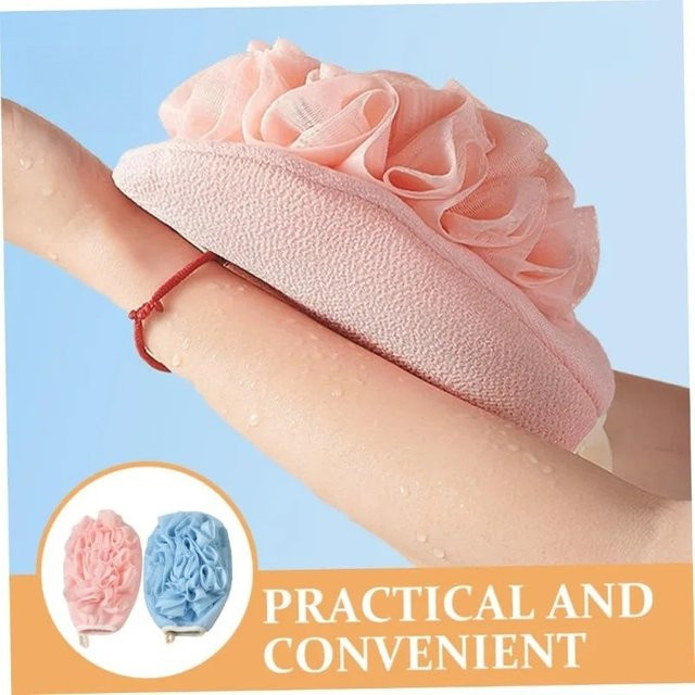 2-teilige Peeling-Regenhandschuhe, Unisex, Körperpeeling - Bild 1