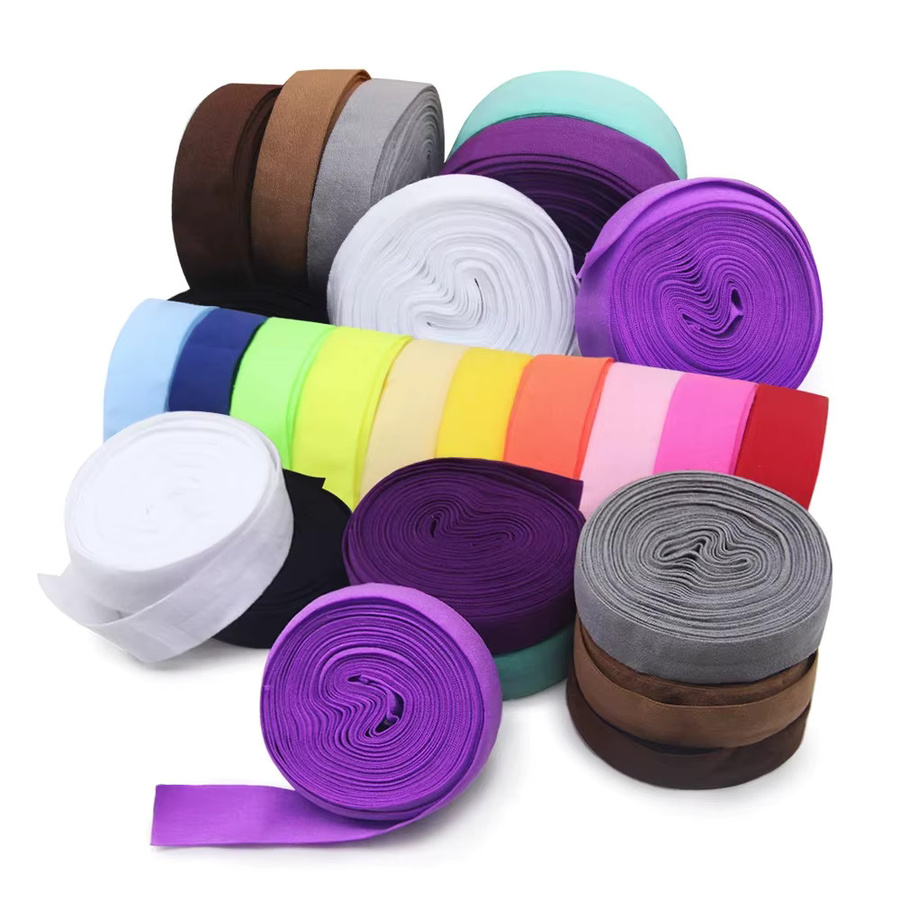 St.Lucas Elastisches Spandex-Satinband für DIY-Bekleidungszubehör, Breite: 20 mm, Farben: Braun und Mehrfarbig - Bild 4