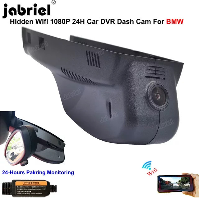HD WIFI Dash Cam EDR Auto Kamera für BMW E81 E82 E87 E88 E90 E91 E93 F07 F06 F01 F02 F03 E84 F25 E70 E71 E63 E64 E86 E89 in Schwarz - Bild 1