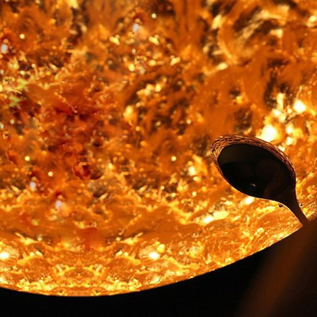 Catellani & Smith Stchu-Moon 01 LED-Bodenleuchte in Gold/Messing mit Durchmesser: 40 cm - Bild 1