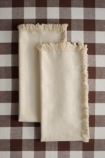 SCARLETT Küchentuch 2er-Pack aus Leinen in Beige - Bild 1