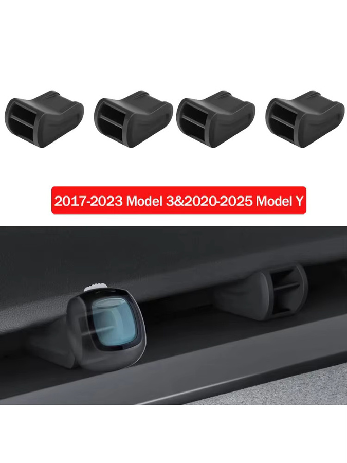 ISGTDRM Lufterfrischer-Adapter für Tesla Model 3 (2017–2025) und Model Y (2020–2025), Farbe: Schwarz - Bild 7