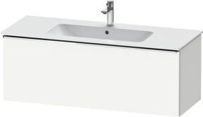 Duravit Waschtischunterschrank D-Neo, wandhängend, weiß matt, B: 121 cm, T: 46,2 cm, H: 44 cm - Bild 1
