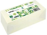 UPM Notes Haftnotizen in Gelb und Weiß, 100 Blatt pro Block, B x H: 7,5 x 7,5 cm - Bild 1