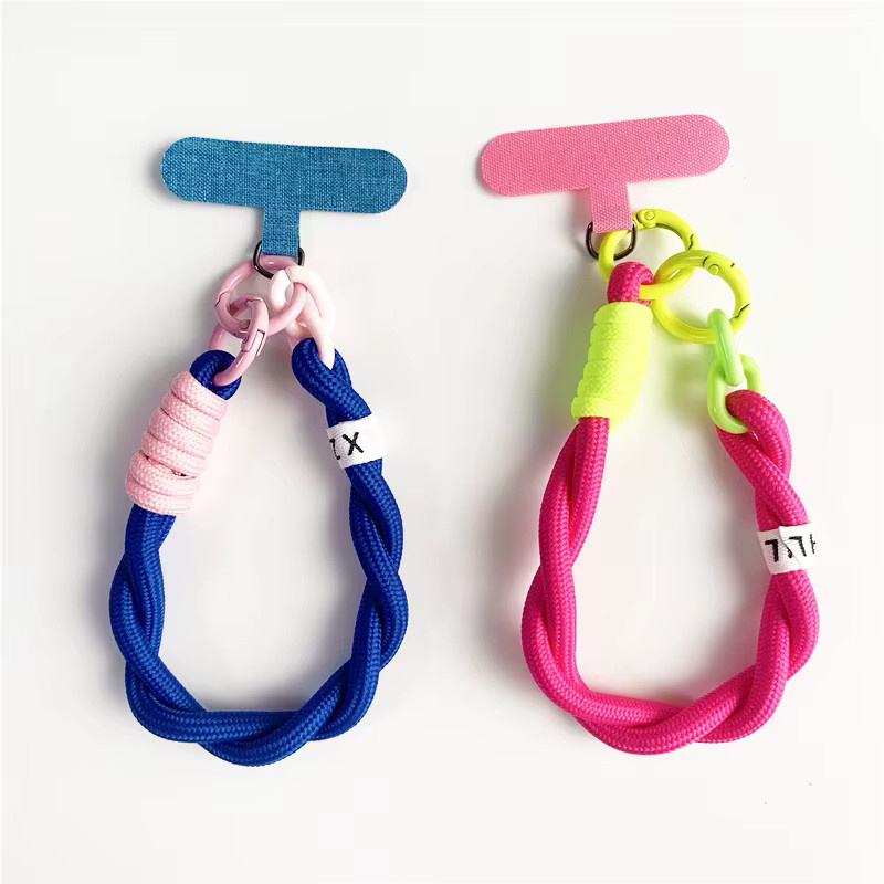 Handy-Lanyard von DOLANBIA als gewebtes Handgelenkband in Lila für Damen - Bild 4