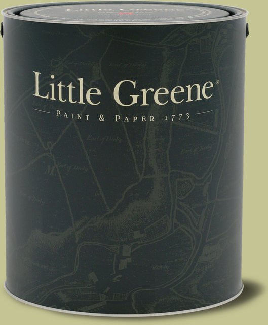 Little Greene Intelligent Satinwood Wandfarbe Horizon 197 Grün 2,5 l - Bild 1