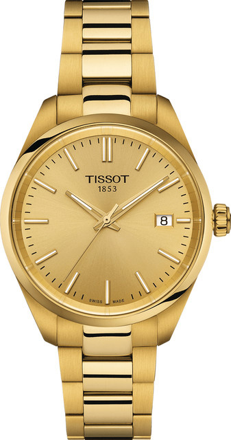 Tissot Armbanduhr, Quarz, Edelstahl, Gold, 34 mm, Damen - Bild 1