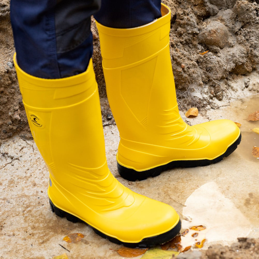 Helmut Feldtmann PVC-Stiefel S5 in Gelb nach EN ISO 20345 - Bild 1