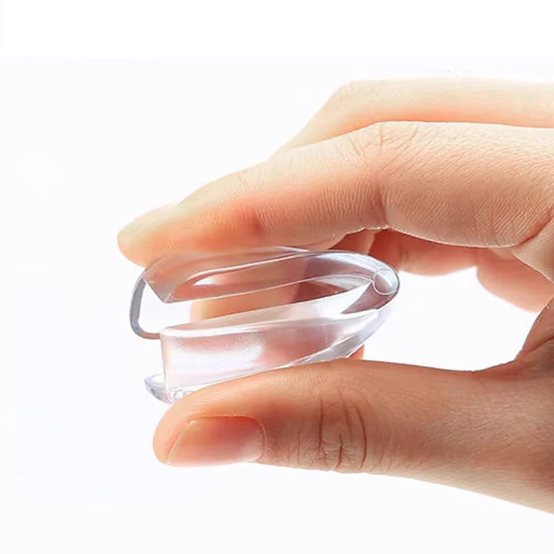 Transparentes Silikon-Kantenschutzset für Kinder und Babys zur Stoßdämpfung an Tischkanten und Ecken - Bild 1