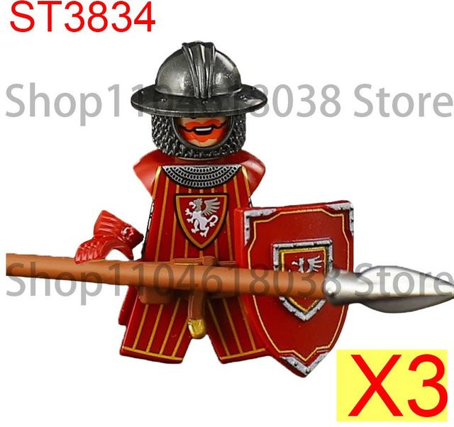 Militärisch Rom Krieg Actionfiguren Armee Figuren Bausteine, Ritter, ab 6 Jahren - Bild 1