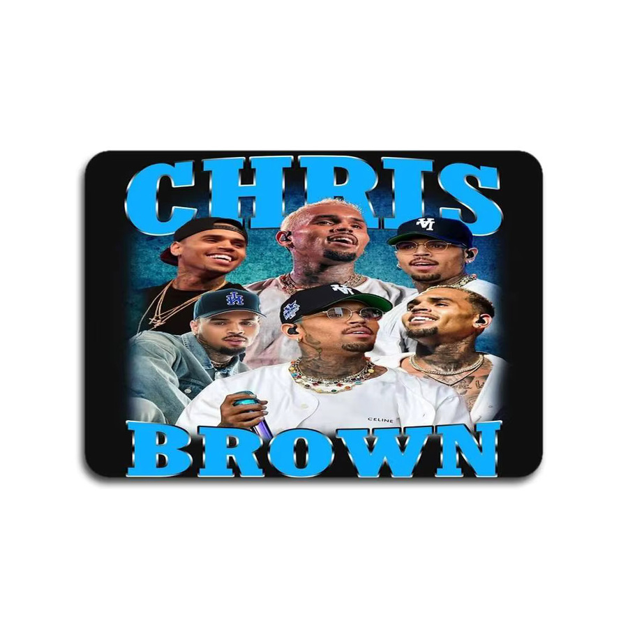 Rastar Gaming Mauspad Chris Brown Breezy Vintage Design Multicolor - Bild 2