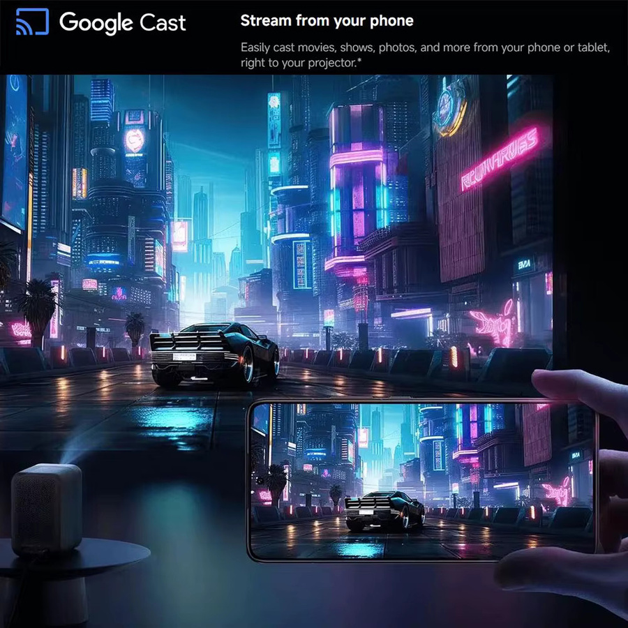 Xiaomi Smart Projektor L1 Pro mit Google TV, 400 ISO-Lumen, Full HD 1080p Auflösung, Autofokus, automatische Keystone-Korrektur und Dolby-Audio - Bild 3